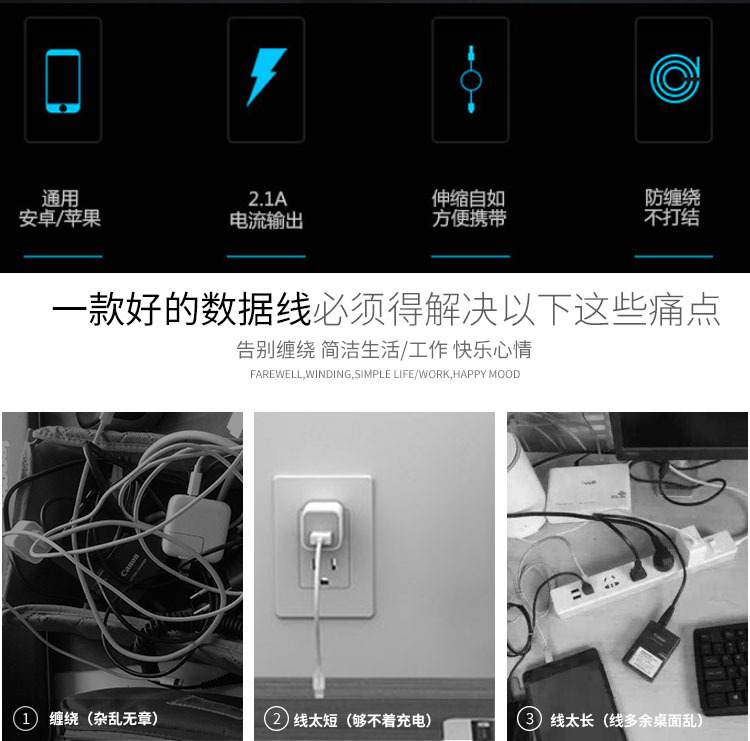 Câble adaptateur pour smartphone - Ref 3381684 Image 3