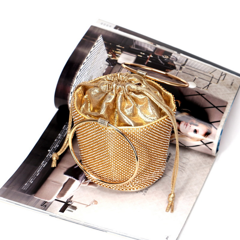 Clutch Bag New Diamond Rhinestone Banquet Bag Wholesale Nihaojewelry display picture 3