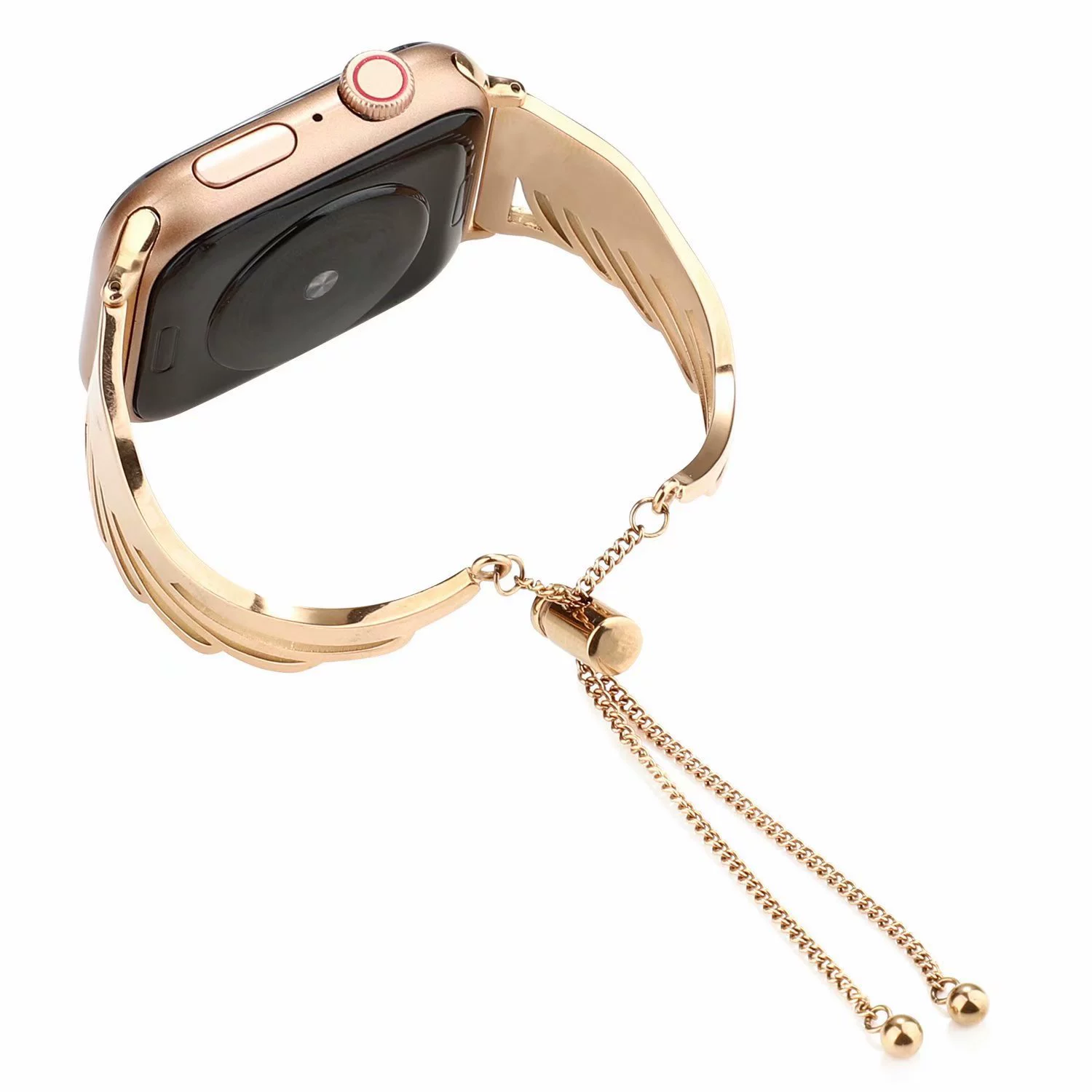 Переходящие через границу AppleWatch Apple Wing Wing металл браслет IWATCH нержавеющая сталь пряжка блок