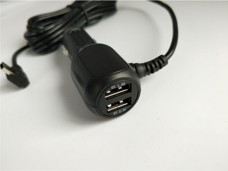 12V car electronic dog massage chair purifier power cord DC5521 round head 3.5 elbow charging cable 2.5 head