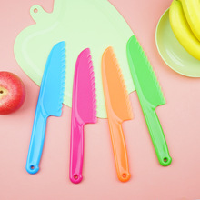 新款蛋糕刀 幼儿园多色可爱面包刀 儿童刀 烘焙工具 安全PP塑料刀