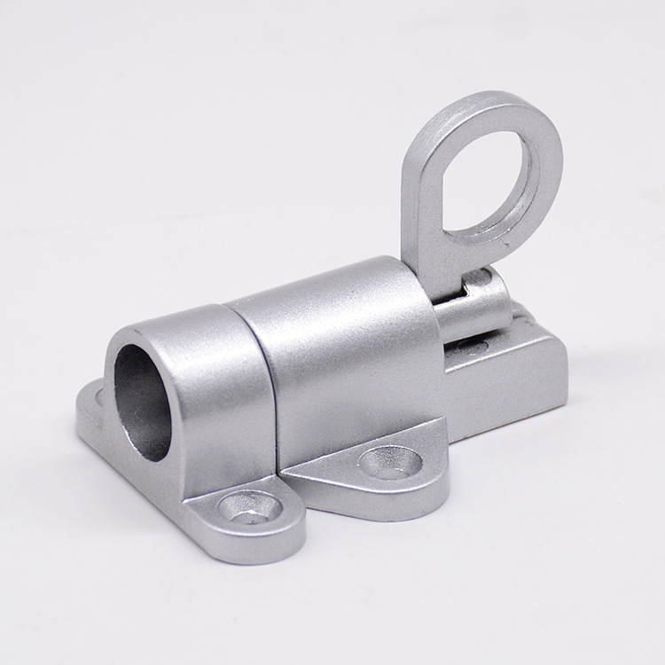 Aleación de aluminio resorte automático Perno de puerta de aluminio sólido y perno de ventana perno de puerta resorte de ventana de acero perno de avión corredera cerradura de la ventana