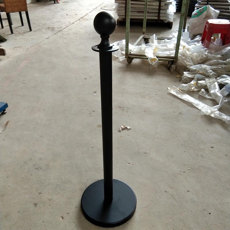 直销圆球挂绳栏杆座警戒线隔离柱银行排队柱车展防护栏围栏一米栏