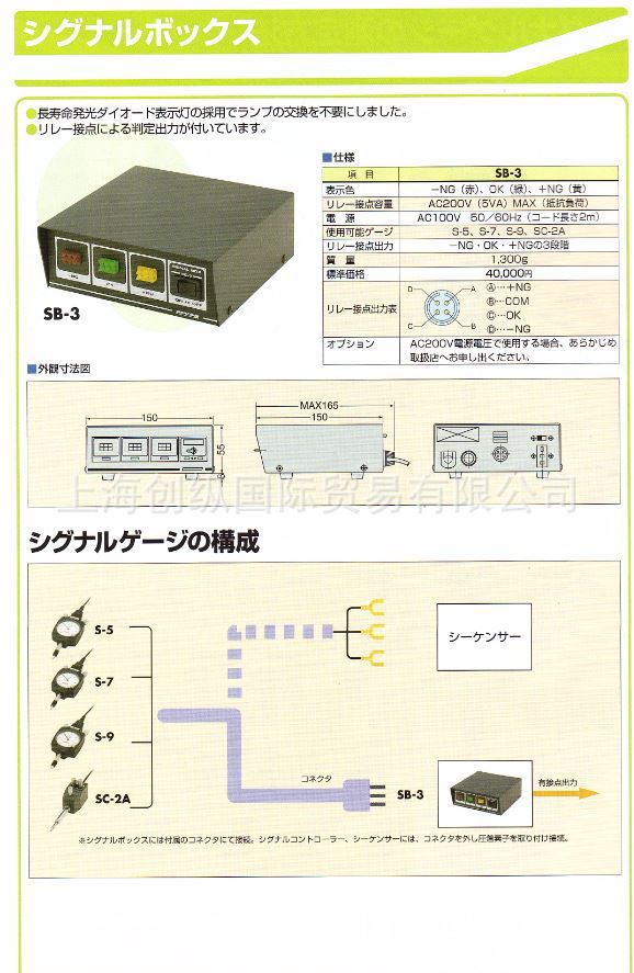 日本尾崎制作所 日本PEACOCK SB-3 创纵国际