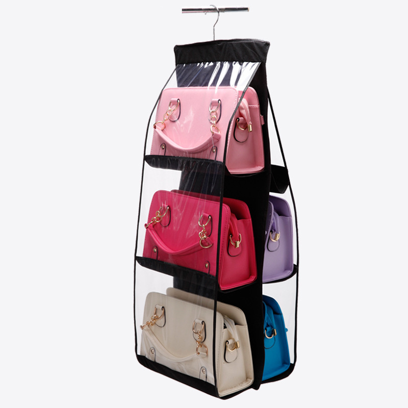 Double-sided handbag finishing hanging b...