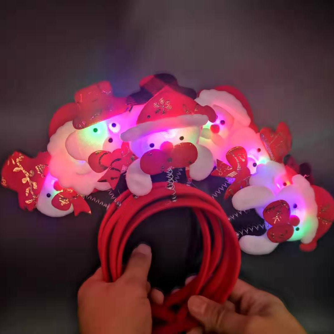 圣诞发光头扣