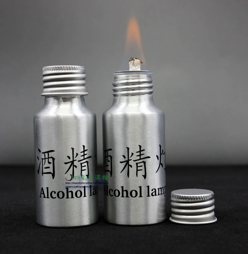 Простая спиртовая Лампа из алюминиевого сплава герметичная алюминиевая винная 50 мл цилиндрическая Взрывозащищенная спиртовая Лампа из алюминиевого сплава единая цена