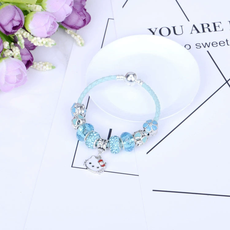Cute crystal, beaded bracelet, style, DIY