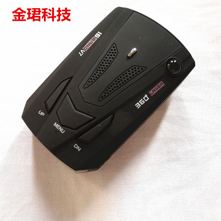 Chezai V7 Black Radar Detector, Portable Speed Measuring Radar (Sürətölçən (Spidometr))