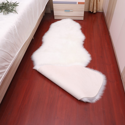 One-stop service plush carpet bedside mat full cover living room coffee table sofa pad imitation wool window decoration 