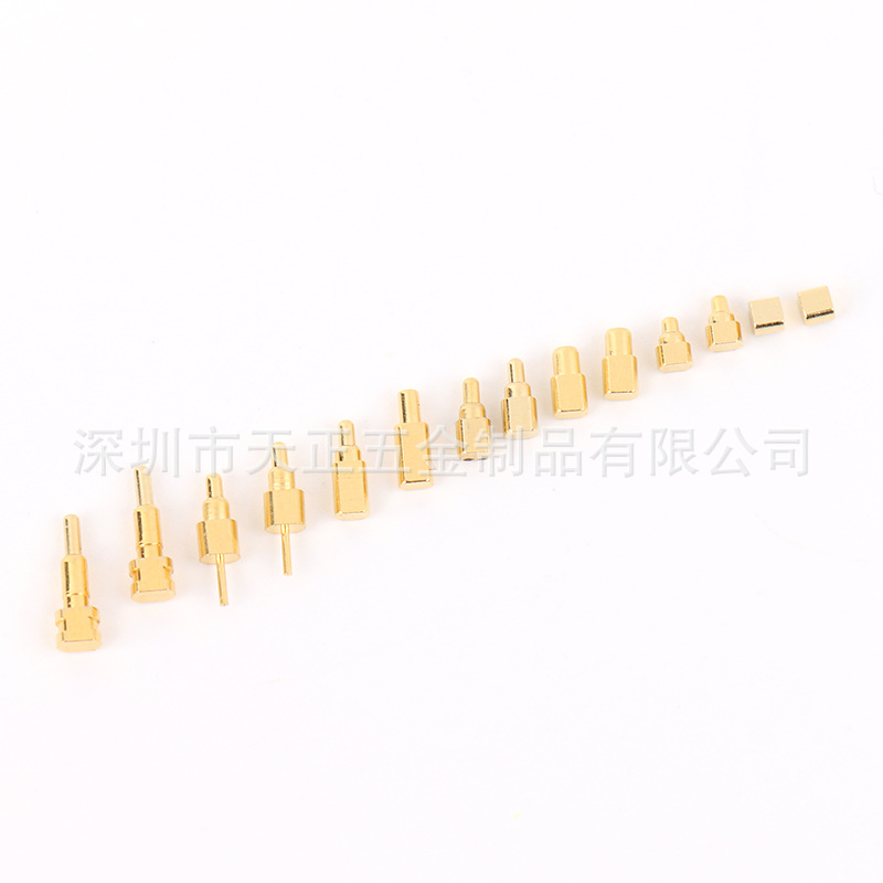 批发SMT侧焊式弹针 公座母座弹簧针pogopin弹簧顶针镀金充电探针-阿里巴巴