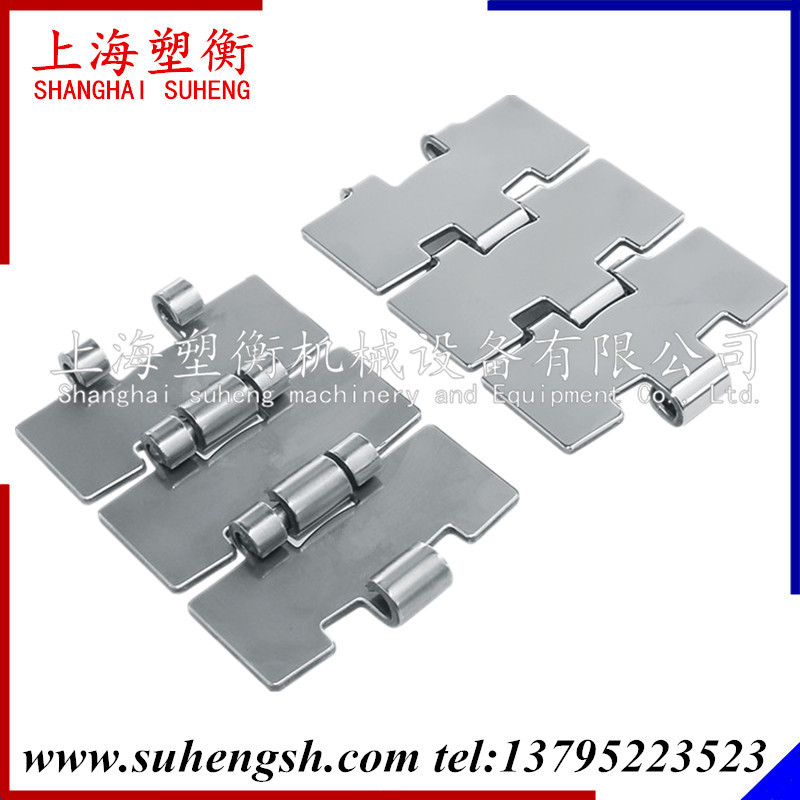 SS881M转弯不锈钢链板 磁性侧弯链板 304材质不锈钢转弯链板