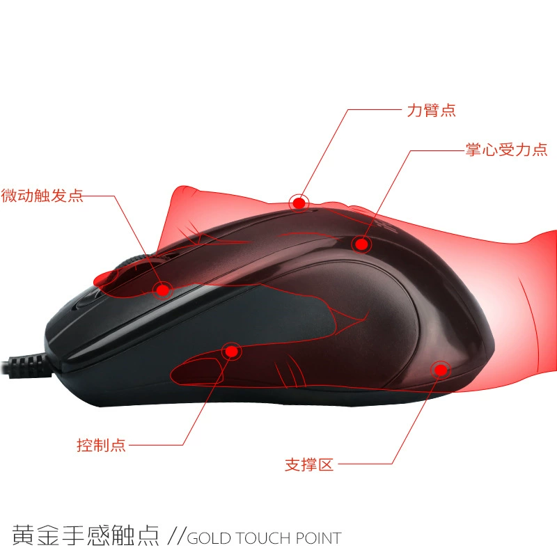 Подходит для ноутбука Founder F370 настольный компьютер бизнес офис игра доменная мышь USB оптовая