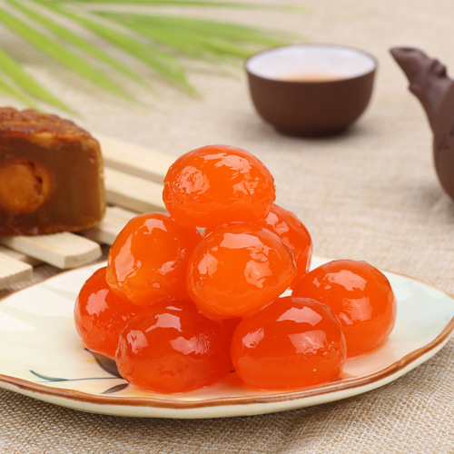 Jin Qi Xiang Large 20 Pcs Red Heart Salted Duck Egg Yolk Sticky Rice Cake Egg Tartlets Salted Duck Egg Manufacturer Wholesale