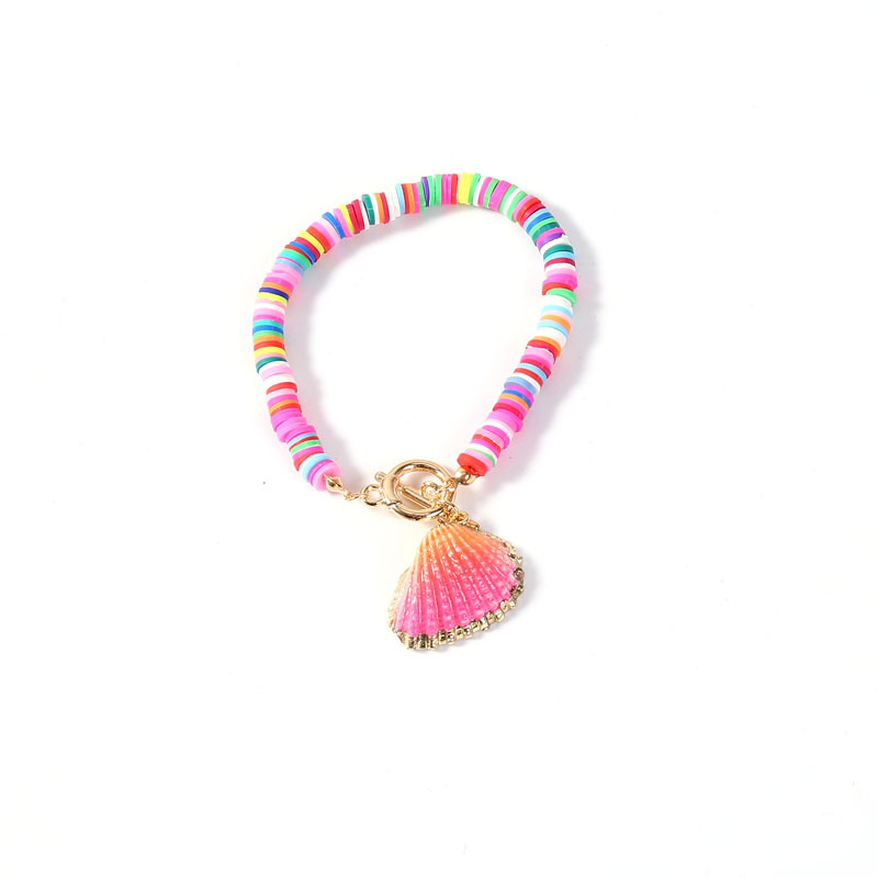 Bracelet En Argile Souple À La Mode De La Coquille De Couleur Bohème display picture 10