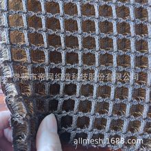 菩提子凉席坐垫网布 免编织木珠基底网布 龙骨3D网布檀木串珠椅垫