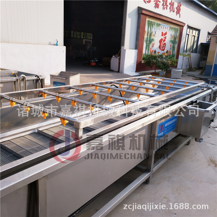 莴笋气泡清洗机茭白芦笋鼓泡气泡清洗流水线商业甘蓝气泡洗菜设备