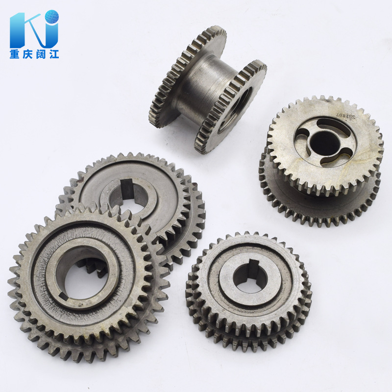 微耕机副轴双联齿 大双联齿105/135变速箱齿轮链条式旋耕机零配件