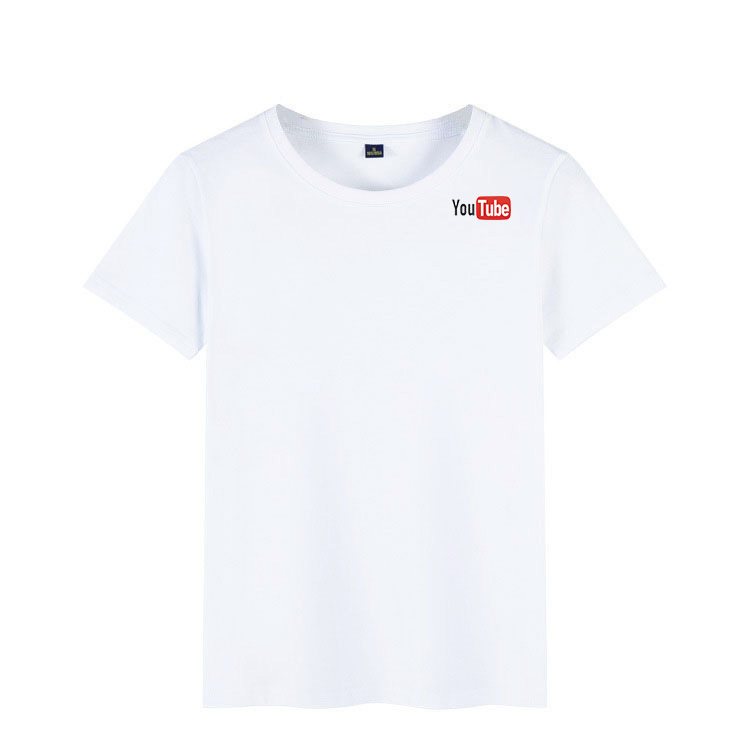 T-shirt à manches courtes hommes et femmes Youtube - Ref 3423533 Image 45