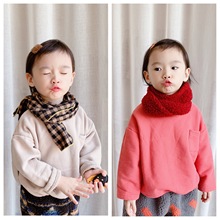 2025童装秋冬装新款 女童秋款韩版抓绒儿童大卫衣 20695