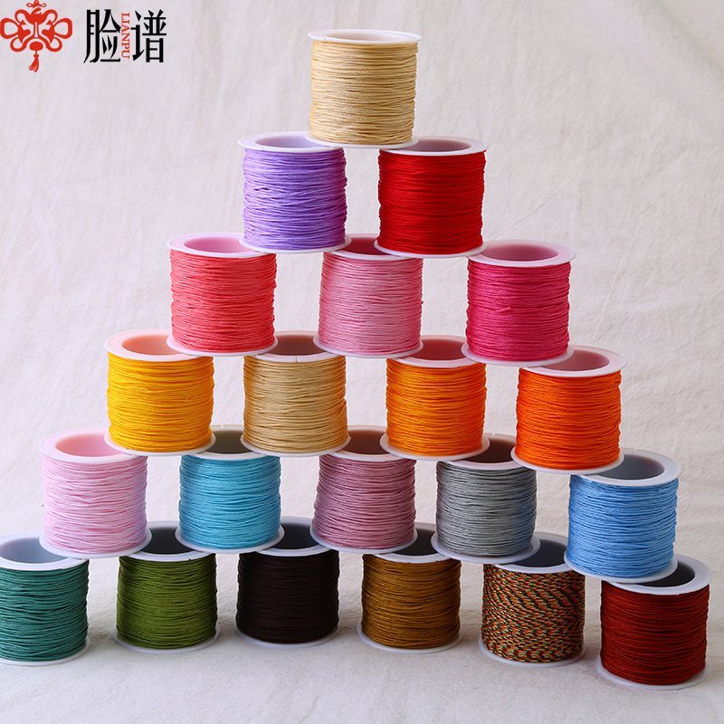 小卷72号玉线手工编织串手链珠宝线diy饰品绳子项链手链锦纶线材