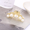 Hairgrip from pearl, brand big crab pin, shark, hair accessory, new collection, South Korea