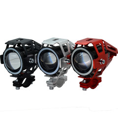 オートバイライト超点灯ledライト12v外付けフラッシュライト電気自動車改造部品u7u5レーザースポットライト