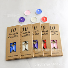香薰蜡烛生日无烟无味煮茶保温加热摆图茶蜡1.5-2小时飘蜡10个装