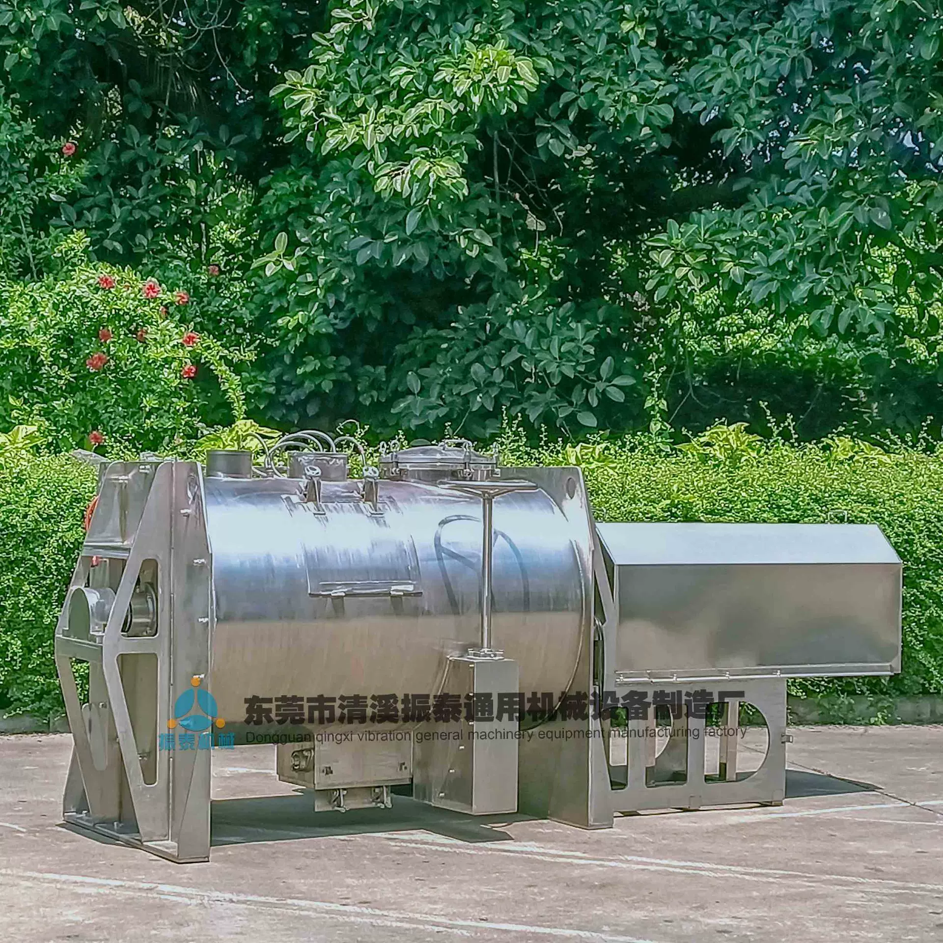 东莞供应1000L卧式犁刀混合机 不锈钢混合机 食品香料搅拌机