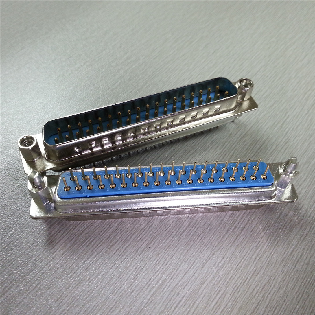 供应D-SUB(DP)37PIN直插公座 热卖db37公头铆鱼叉 锁螺丝公连接器