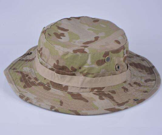 Unisex Sports Camouflage Crimping Bucket Hat display picture 3