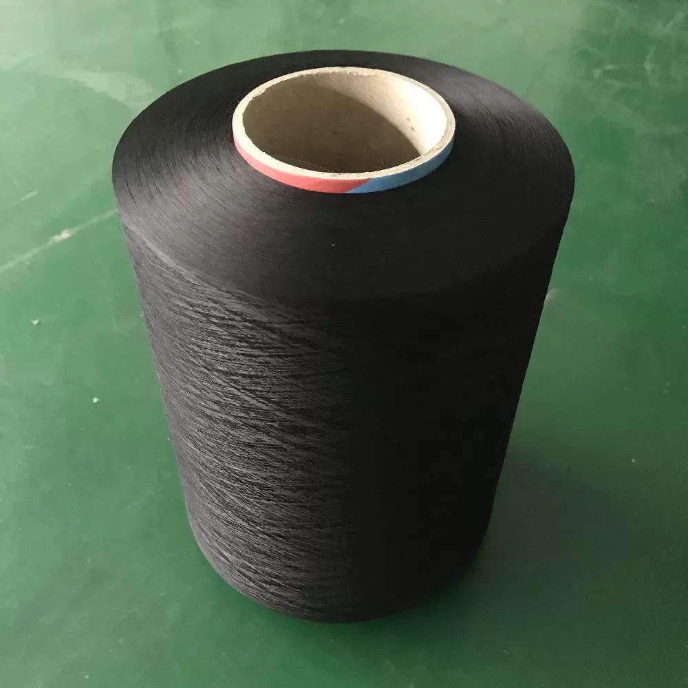 涤纶DTY50D+20D导电碳纤维 无尘防静电工作服专用导电丝纱线