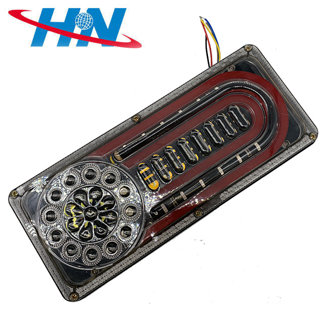 Camión camión bomba remolque 24VLED brillo fresco luz trasera luz de freno conjunto de luz lateral