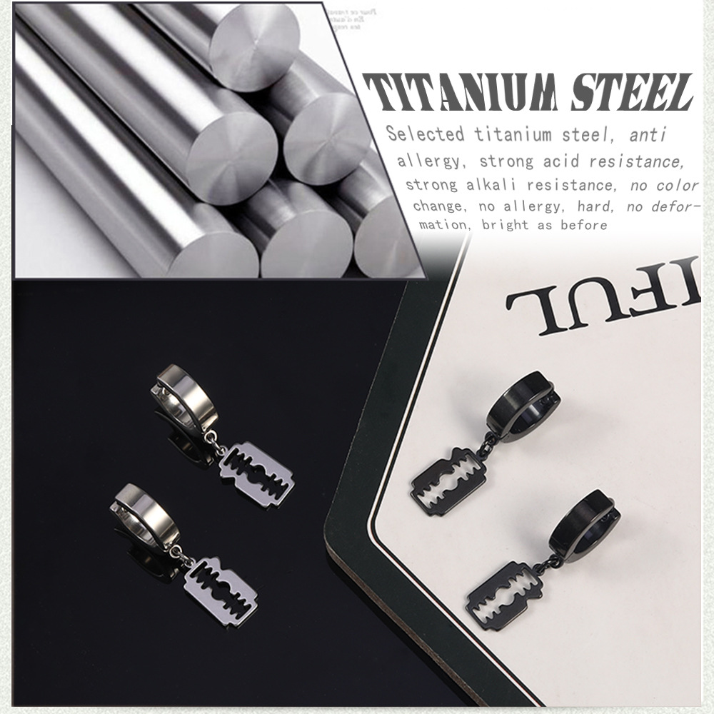 Earrings Classification 1 Piece Casual Geometric Metal Men's Earrings
