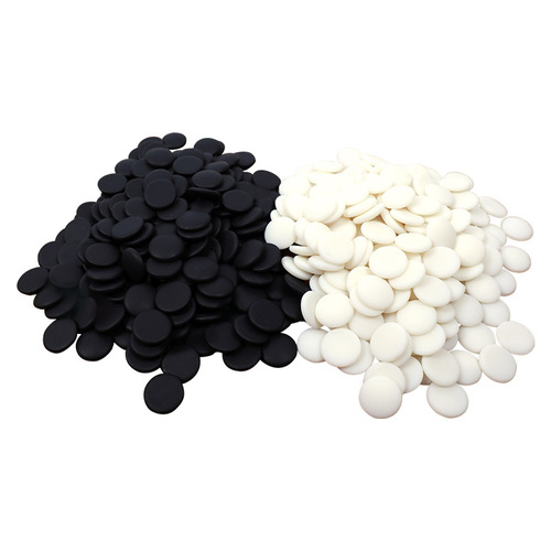 Melamine Go chess pieces acrylic backgammon black and white chess pieces fall-resistant plastic bulk resin odorless environmental protection standards