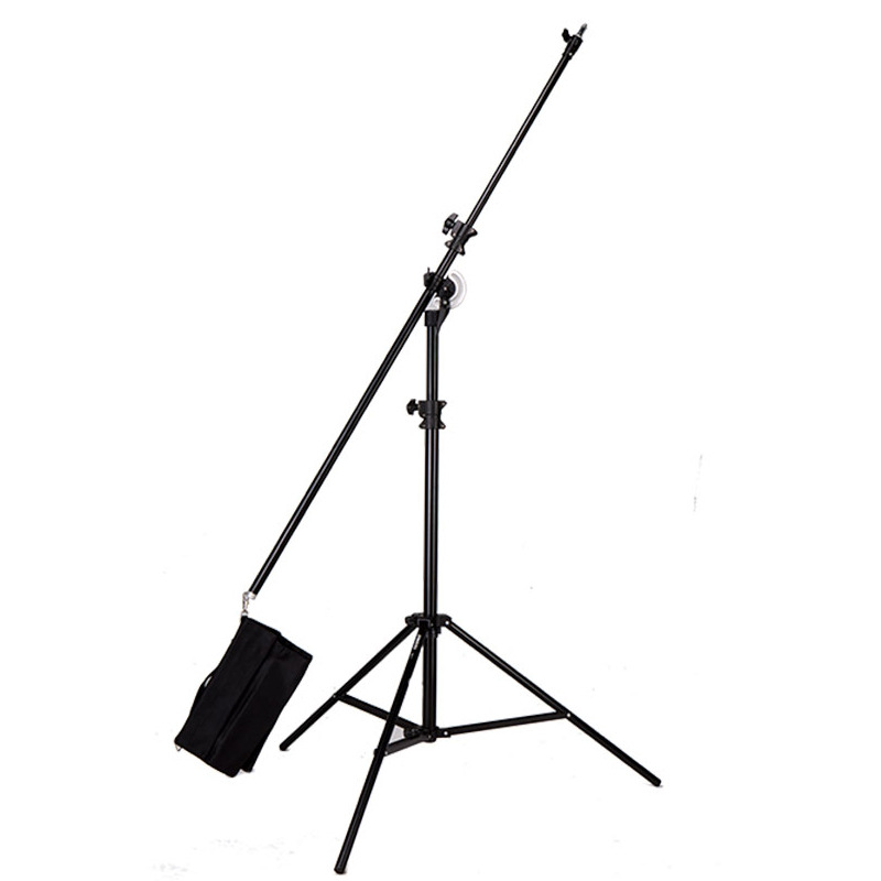 摄影M2旋转式横臂灯架顶灯架两用摄影棚用杆支架影室灯旋转式灯架