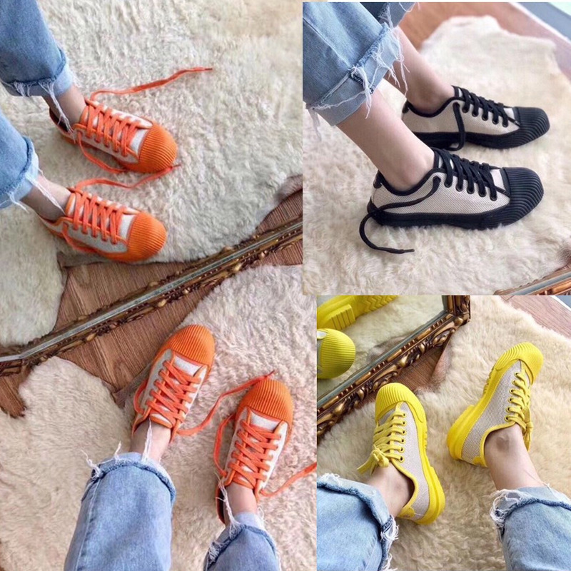 2020新款欧美TB家饼干鞋 平底贝壳头学生鞋 女 工厂 一件代发