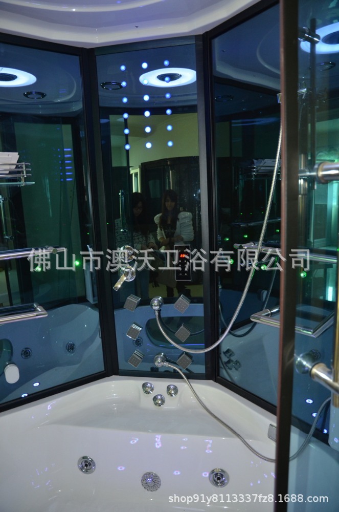 Aowo cuarto de baño sala de vapor interior proveedor doble ducha de vapor sala de ducha sauna cuarto de baño integral