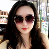 Sunglasses, anti-radiation sun protection cream, glasses, internet celebrity, new collection, Korean style, UF-protection