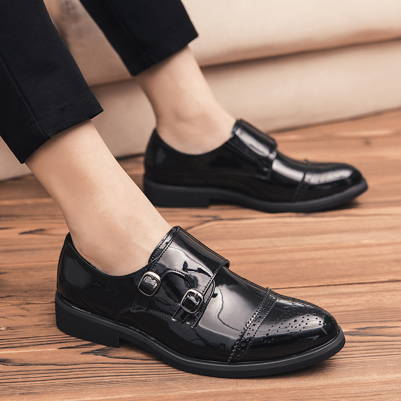 2020 autumn new men's small leather shoe...