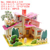 Three dimensional house, brainteaser, toy, handmade, in 3d format, early education, wholesale