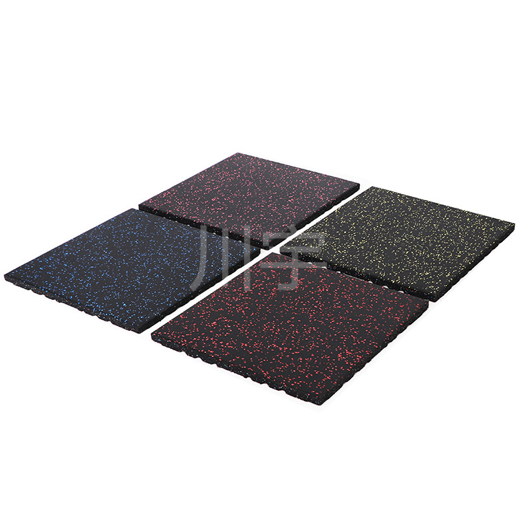 健身垫室内静音减震环保橡胶卡扣地垫幼儿园拼接彩色隔音地垫批发