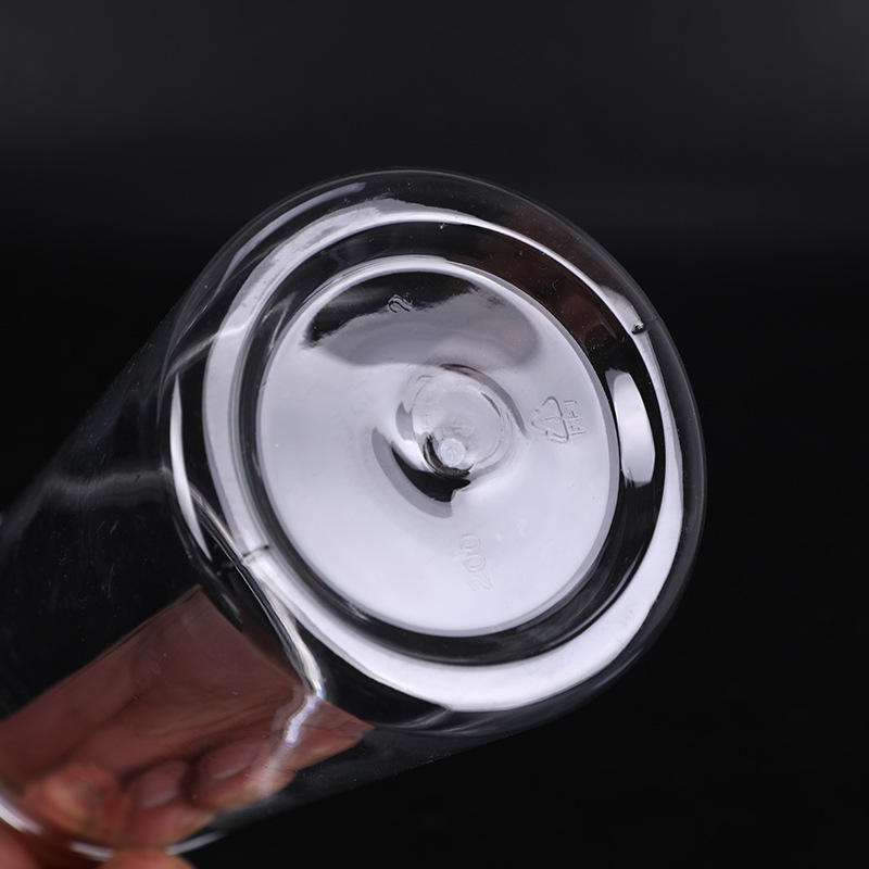 Tarro de plástico transparente Tarro de embalaje sellado de alimentos Tapa de aluminio PET Frutas secas Té Azúcar Aperitivos Botella de boca grande Protección del medio ambiente