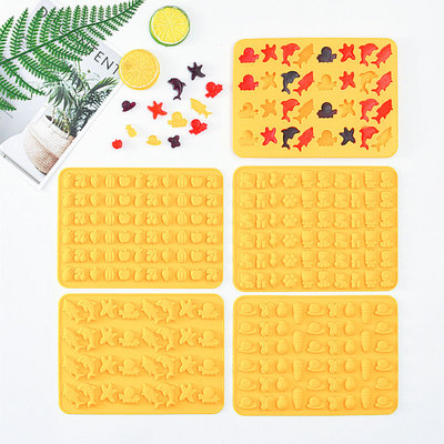 QQ糖模具自制橡皮糖水果動物巧克力軟糖果凍矽膠模具