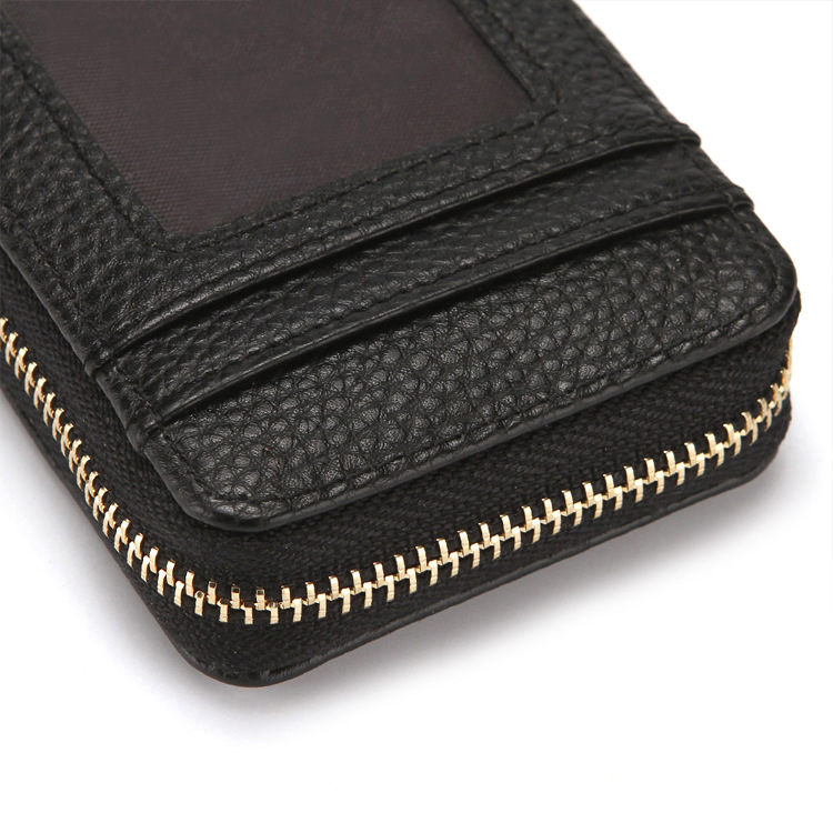 Men's Unisex Solid Color Pu Leather Zipper Wallets display picture 5