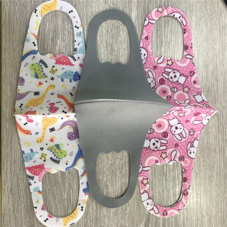 跨境通用款民用棉布口罩印花口罩男女防尘防晒透气棉可水洗布口罩