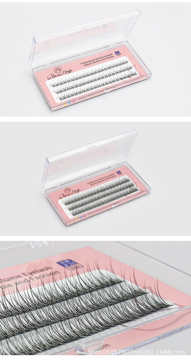 鱼尾朵毛假睫毛