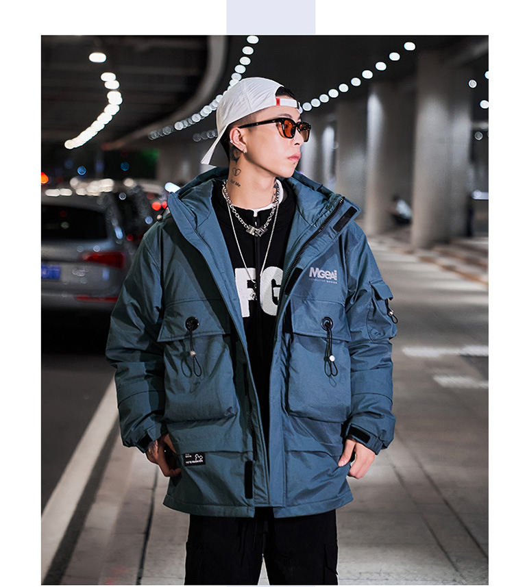 Men's Jacket High End Silk Cotton Trendy Winter Coat For Men_voghion.com