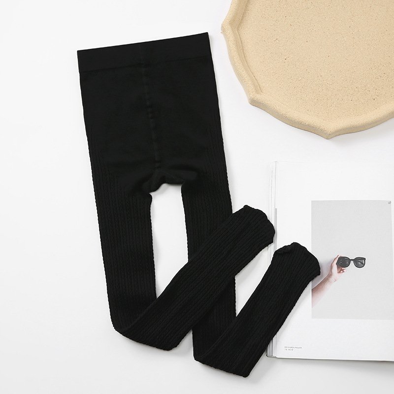 블랙 트위스트 팬티 스타킹