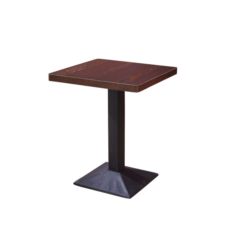 60cm * 60cm 정사각형 테이블 호두 색